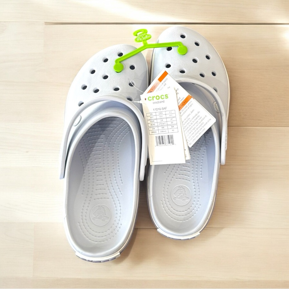 CROCS Unisex Adult Crocband Clog Light Blue Sandals NWT M11